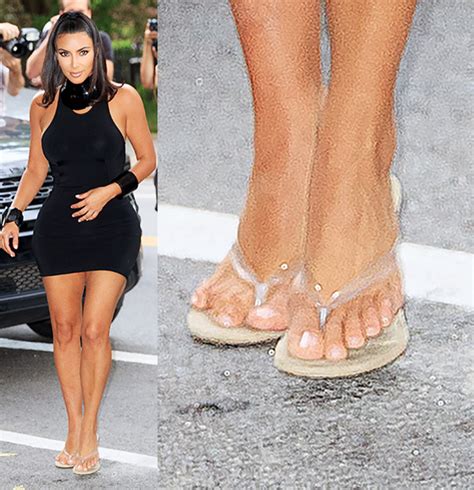 feet kim kardashian